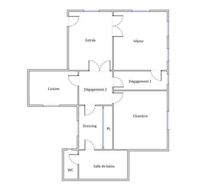 Afficher la photo en grand Appartement F2 à vendre - 5 pièces - 89.0 m2 - MONTPELLIER - 34 - LANGUEDOC-ROUSSILLON - Century 21 Granié Immobilier