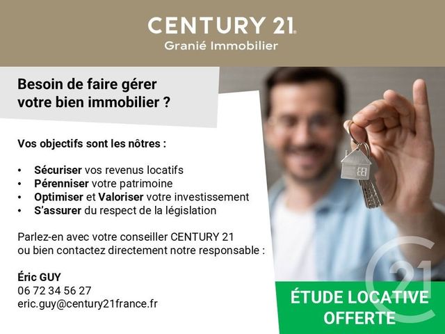 Appartement F2 à vendre - 2 pièces - 53.51 m2 - MONTPELLIER - 34 - LANGUEDOC-ROUSSILLON - Century 21 Granié Immobilier