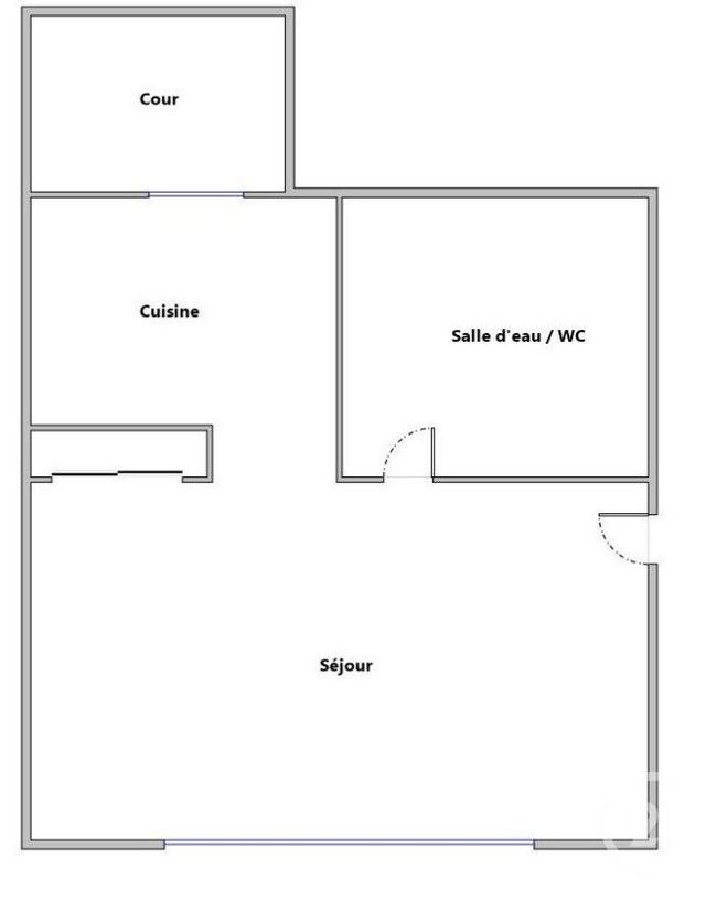 Appartement F1 à vendre - 1 pièce - 21.1 m2 - MONTPELLIER - 34 - LANGUEDOC-ROUSSILLON - Century 21 Granié Immobilier