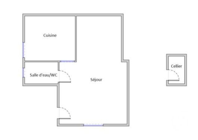 Afficher la photo en grand Appartement F1 à vendre - 1 pièce - 25.7 m2 - MONTPELLIER - 34 - LANGUEDOC-ROUSSILLON - Century 21 Granié Immobilier