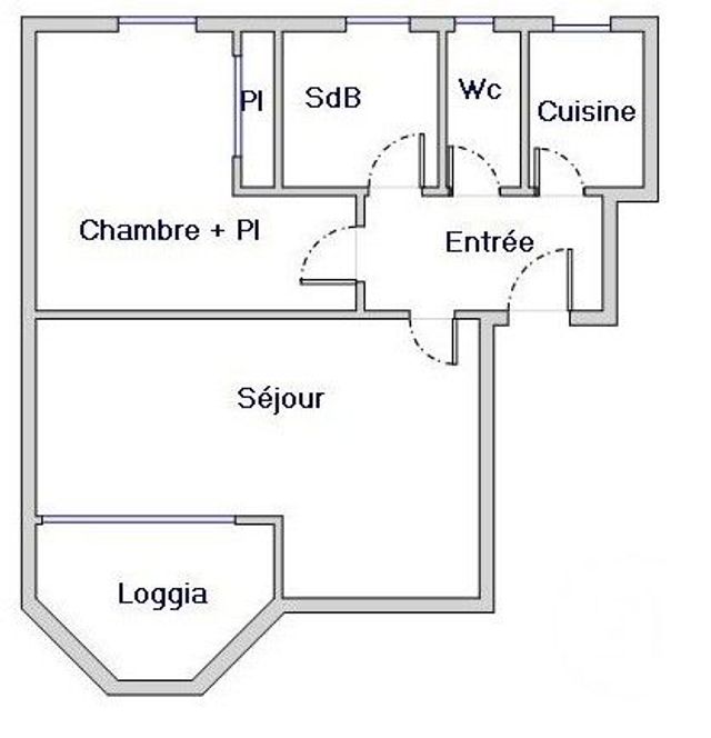 Appartement F2 à vendre - 2 pièces - 44.61 m2 - MONTPELLIER - 34 - LANGUEDOC-ROUSSILLON - Century 21 Granié Immobilier