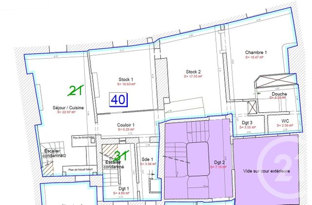 Appartement Ff3 à vendre - 4 pièces - 101.0 m2 - MONTPELLIER - 34 - LANGUEDOC-ROUSSILLON - Century 21 Granié Immobilier