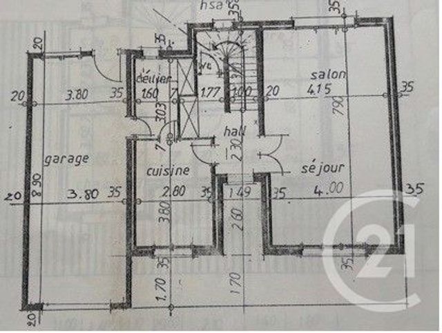 maison à vendre - 4 pièces - 115.0 m2 - ST GEORGES D ORQUES - 34 - LANGUEDOC-ROUSSILLON - Century 21 Granié Immobilier