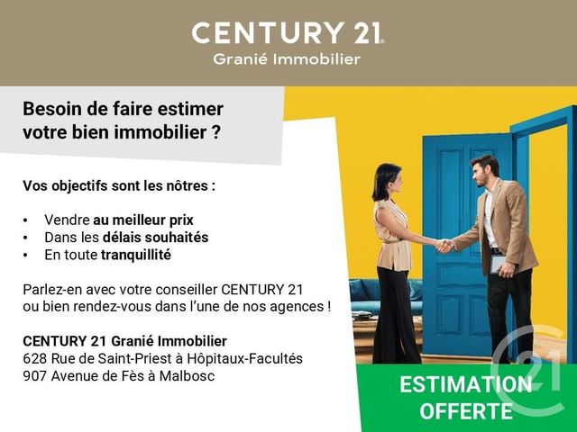 Appartement à vendre - 4 pièces - 70.04 m2 - MONTPELLIER - 34 - LANGUEDOC-ROUSSILLON - Century 21 Granié Immobilier