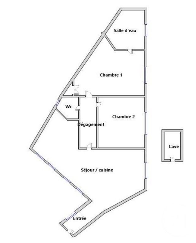 Appartement F3 à vendre - 3 pièces - 54.65 m2 - MONTPELLIER - 34 - LANGUEDOC-ROUSSILLON - Century 21 Granié Immobilier
