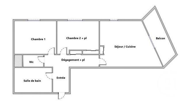 Appartement F3 à vendre - 3 pièces - 61.12 m2 - CASTELNAU LE LEZ - 34 - LANGUEDOC-ROUSSILLON - Century 21 Granié Immobilier