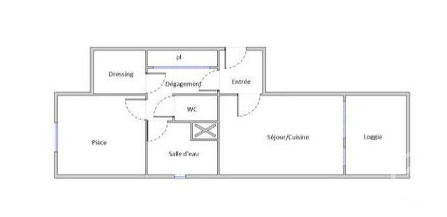 Appartement F2 à vendre - 2 pièces - 36.01 m2 - MONTPELLIER - 34 - LANGUEDOC-ROUSSILLON - Century 21 Granié Immobilier