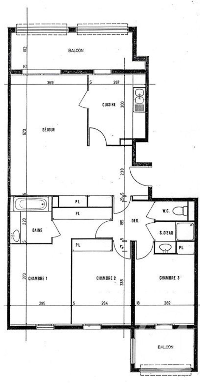 Appartement F4 à vendre - 4 pièces - 85.15 m2 - MONTPELLIER - 34 - LANGUEDOC-ROUSSILLON - Century 21 Granié Immobilier