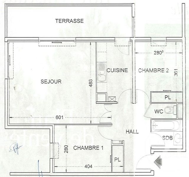 Appartement F3 à vendre - 3 pièces - 65.93 m2 - MONTPELLIER - 34 - LANGUEDOC-ROUSSILLON - Century 21 Granié Immobilier