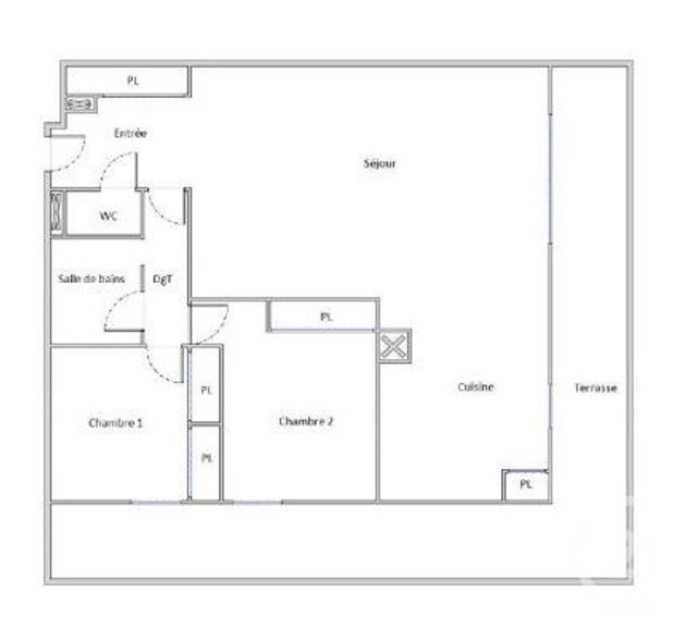 Appartement F3 à vendre - 3 pièces - 69.55 m2 - MONTPELLIER - 34 - LANGUEDOC-ROUSSILLON - Century 21 Granié Immobilier