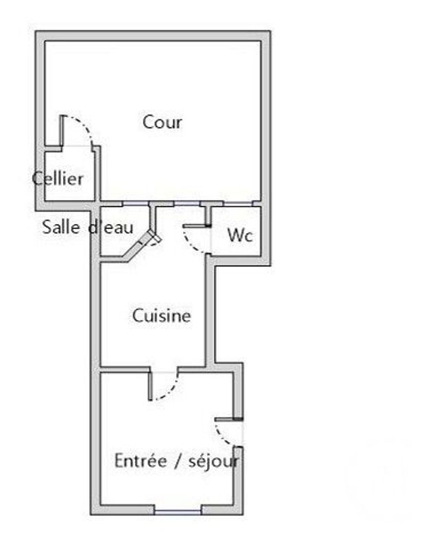 Appartement F1 à vendre - 1 pièce - 22.62 m2 - MONTPELLIER - 34 - LANGUEDOC-ROUSSILLON - Century 21 Granié Immobilier